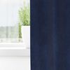 vidaXL Curtains with Curtains 2 pcs Dark blue 55.12 x 88.58 in Velvet