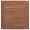 vidaXL Bathroom Cabinet Natural Wood Solid Teak Wood Medium Modern