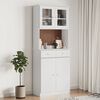 vidaXL Highboard White Solid pine wood Large Highboard Rectangular