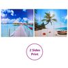 vidaXL Folding Room Divider 78.7"x66.9" Beach