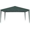 vidaXL Party Tent Green Polyethylene 13x13 ft Portable Party Tent
