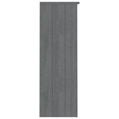 vidaXL Top for Highboard Dark Gray 33.5"x13.8"x39.4" Solid Wood Pine