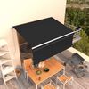 vidaXL Retractable Awning Anthracite