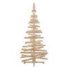 vidaXL Christmas Trees with Stand Natural 70.9" Solid pine wood
