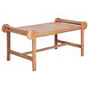 vidaXL Garden Table Teak Solid Teak Medium Durable Coffee Table