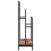 vidaXL Cloth Rack Old Wood 23.62 x 11.81 x 39.57 in Engineered wood