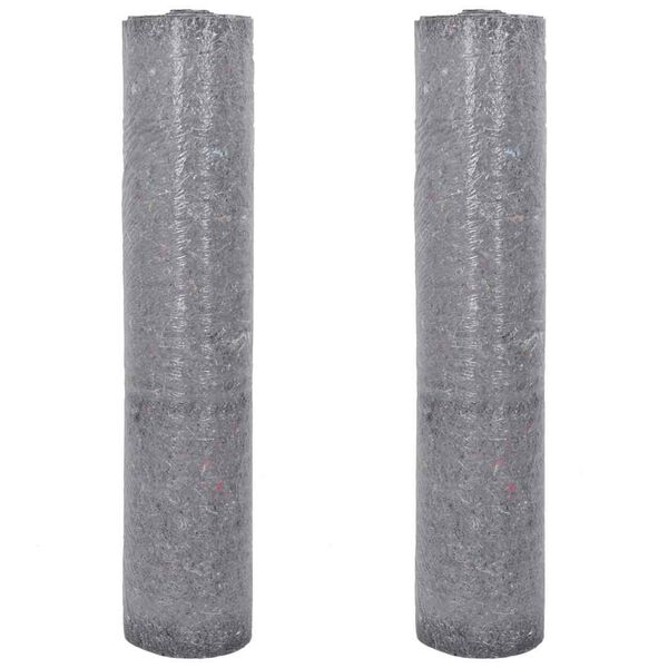 vidaXL Non-slip Painter Fleeces 2 pcs 82' 3.06 oz/ft² Grey