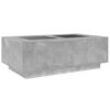 vidaXL Coffee Table Concrete gray Engineered wood Standard Coffee Table