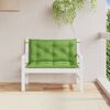 vidaXL Garden Bench Cushion Melange Green 100% Polyester