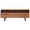 vidaXL TV Cabinet Natural Teak Fine sanded teak hardwood Medium Durable