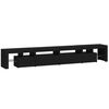 vidaXL TV Cabinet Black Engineered wood Large TV Cabinet Rectangular