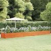 vidaXL Garden Raised Bed Rusty Corten Steel Large Tough
