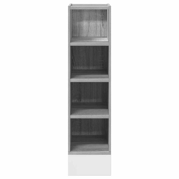 vidaXL Bottom Cabinet Grey Sonoma Engineered Wood One Size