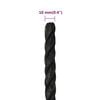 vidaXL Work Rope Black 0.39 " 328.1 ' Polypropylene