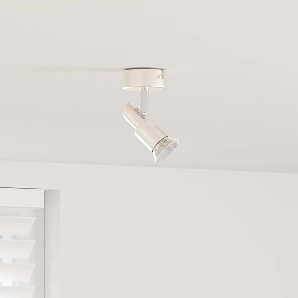 vidaXL Ceiling Spotlight Brushed Nickel 8 x 8 x 10.5 cm Steel