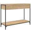 vidaXL Console Table Sonoma oak Engineered wood Medium Adjustable Feet