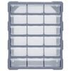 vidaXL Multi-drawer Organizer with 18 Middle Drawers 15"x6.3"x18.5"