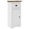 vidaXL Bathroom Furniture Set White and Brown