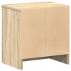 vidaXL Bedside Cabinet Sonoma oak Engineered wood Small Bedside Cabinet