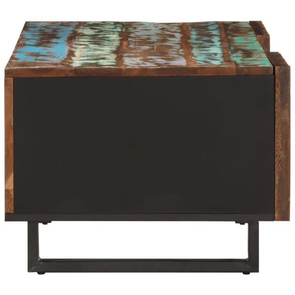 vidaXL Coffee Table Natural Wood Solid Acacia Wood 39.4x21.7x15.7 in