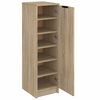vidaXL Shoe Cabinet Sonoma Oak Engineered Wood Standard Shoe Cabinet
