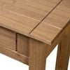 vidaXL Console Table Natural wood color Solid pine wood Compact