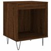 vidaXL Bedside Cabinet Set of 2 Brown Oak Engineered wood, metal