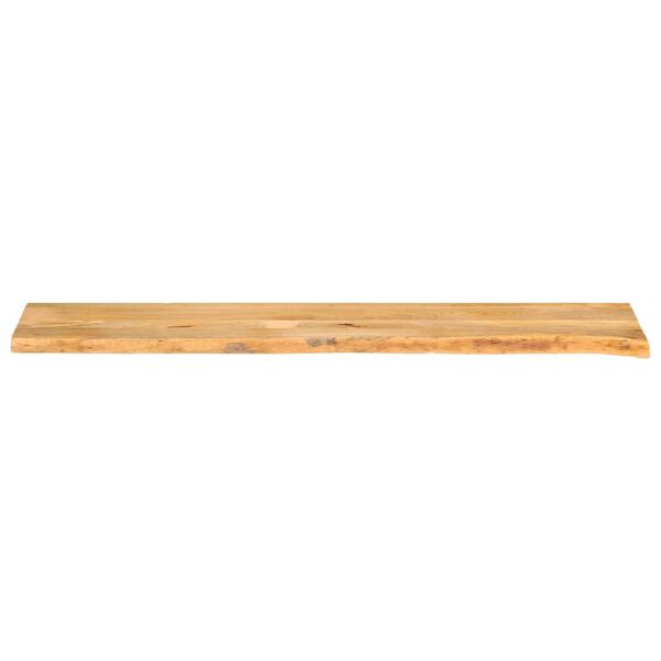 vidaXL Table Top Natural wood Solid mango wood 63.0 in x 15.7 in x 1.0 in