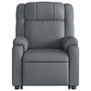 vidaXL Stand Up Massage Recliner Chair Grey