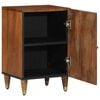 vidaXL Bathroom Cabinet with Door Honey Brown 14.96 x 12.99 x 22.83 in