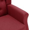 vidaXL Armchair Wine red