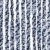 vidaXL Insect Curtain Blue, White and Silver 39.4x86.6" Chenille