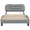 vidaXL Bed Frame Light grey
