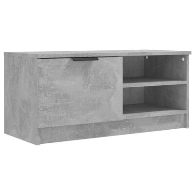 vidaXL TV Stands 2 pcs Concrete Gray 31.5"x13.8"x14.4" Engineered Wood