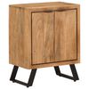 vidaXL Sideboard Natural wood Solid acacia wood with a natural finish, iron