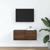 vidaXL TV Cabinet Brown Oak Engineered Wood Medium TV Cabinet