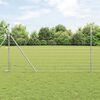 vidaXL Field Fence Silver 4.6 x 82.0 ft Galvanized steel