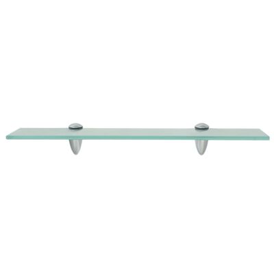 vidaXL Floating Shelf Glass 19.6"x3.9" 0.3"