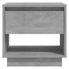 vidaXL Bedside Cabinet Set of 2 Concrete Grey Engineered Wood