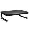 vidaXL Monitor Stand Black HIPS (high impact polystyrene), Metal Small