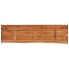 vidaXL Wall Shelf Brown Solid Acacia wood 35.4 x 11.8 x 1.5 in
