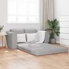 vidaXL Sofa Bed Cloud Grey 58.27 x 27.95 x 32.68 in Fabric
