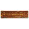 vidaXL Table Top Multicolor Reclaimed wood 43.3 in x 7.9 in x 1.5 in