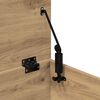 vidaXL Storage Box with Storage Artisan oak 23.62 x 16.54 x 18.11 in