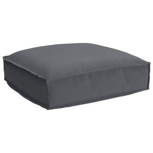 vidaXL Cushion Anthracite 19.69 x 19.69 x 4.72 in Oxford Fabric