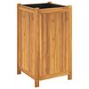 vidaXL Garden Planter Natural wood Solid acacia wood Medium Durable