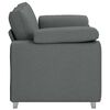 vidaXL Sofa Dark Grey 62.99 x 30.31 x 32.28 in Fabric