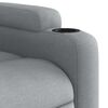 vidaXL Massage Recliner Chair Light Grey