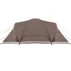 vidaXL Family Tent Dome 6-Person Brown Waterproof