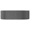 vidaXL Garden Raised Bed Anthracite Powder-coated steel
